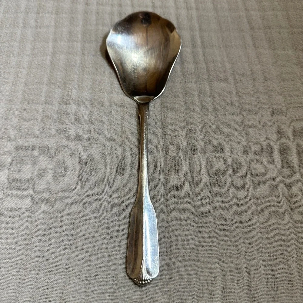 Lady Hamilton stainless by ONEIDA solid smooth casserole spoon 9